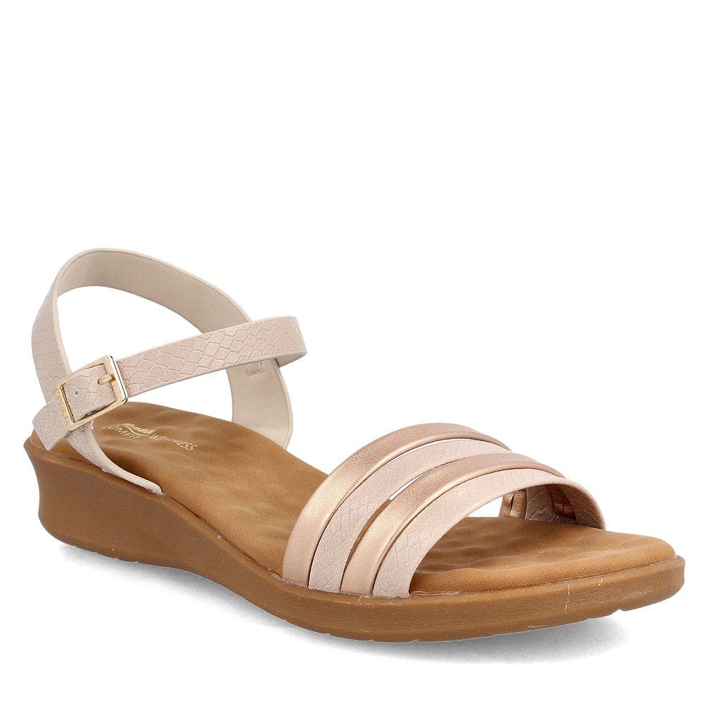 SANDALIA MUJER BATA COMFIT CERISE DORADO-0