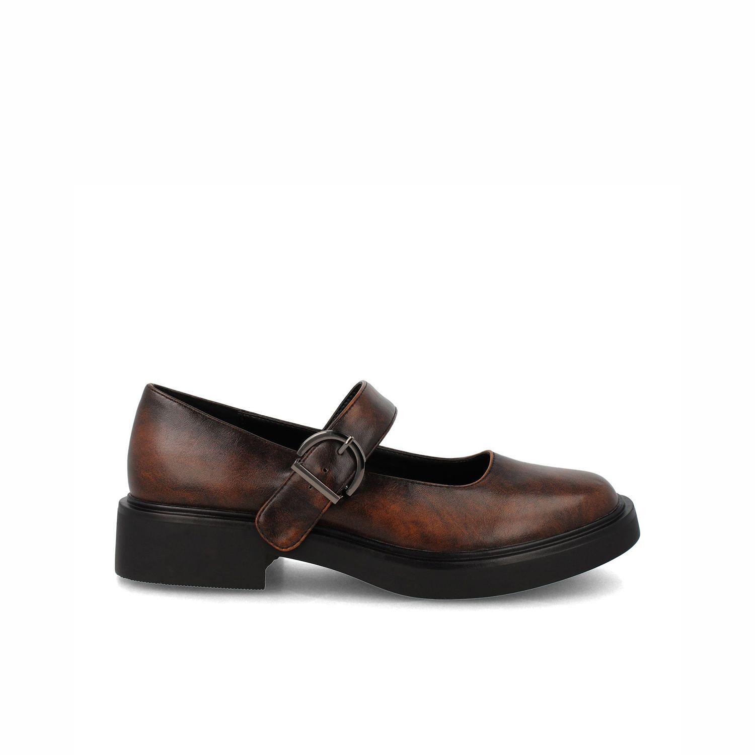 Mocasines Mujer Bata Zamina Café-0