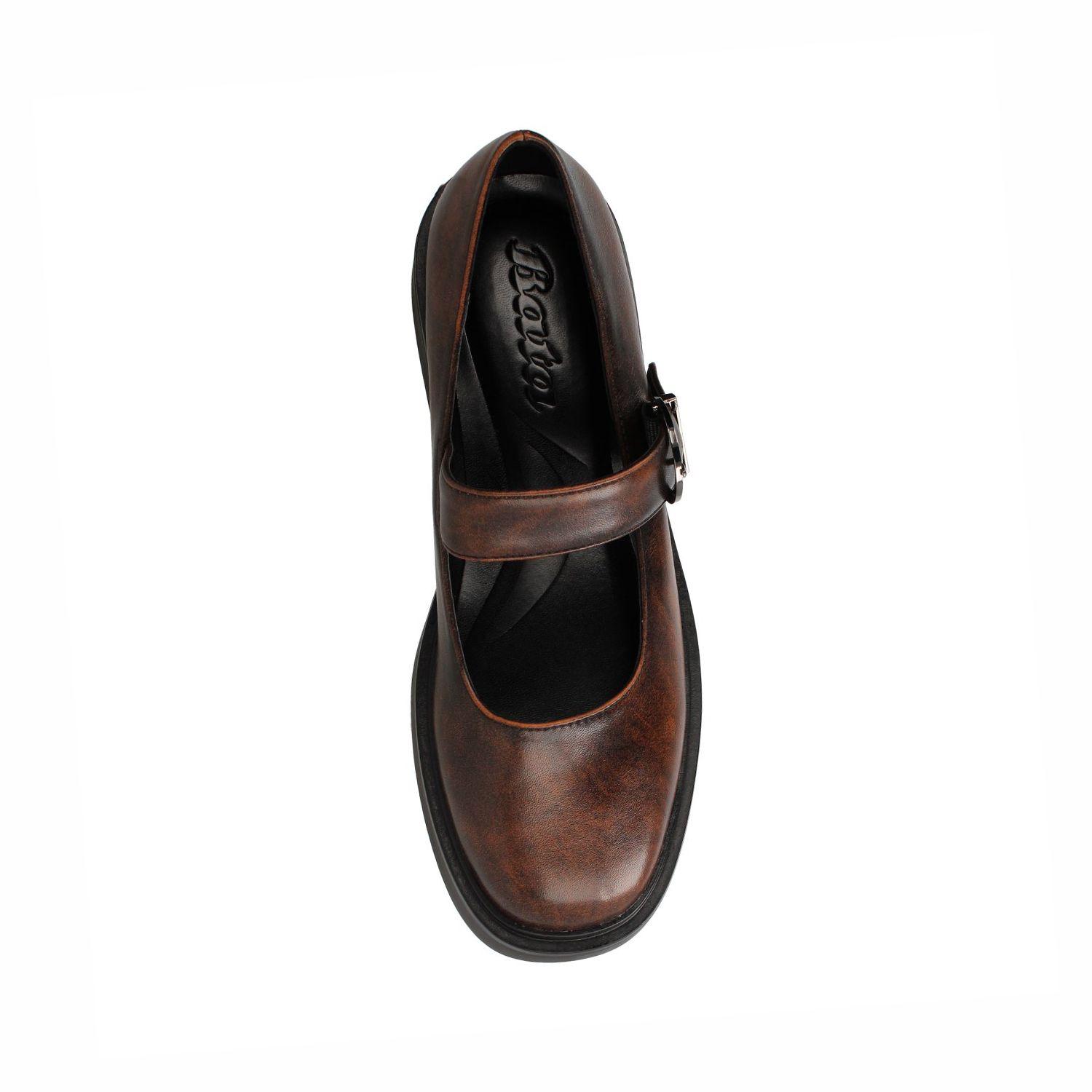 Mocasines Mujer Bata Zamina Café-3