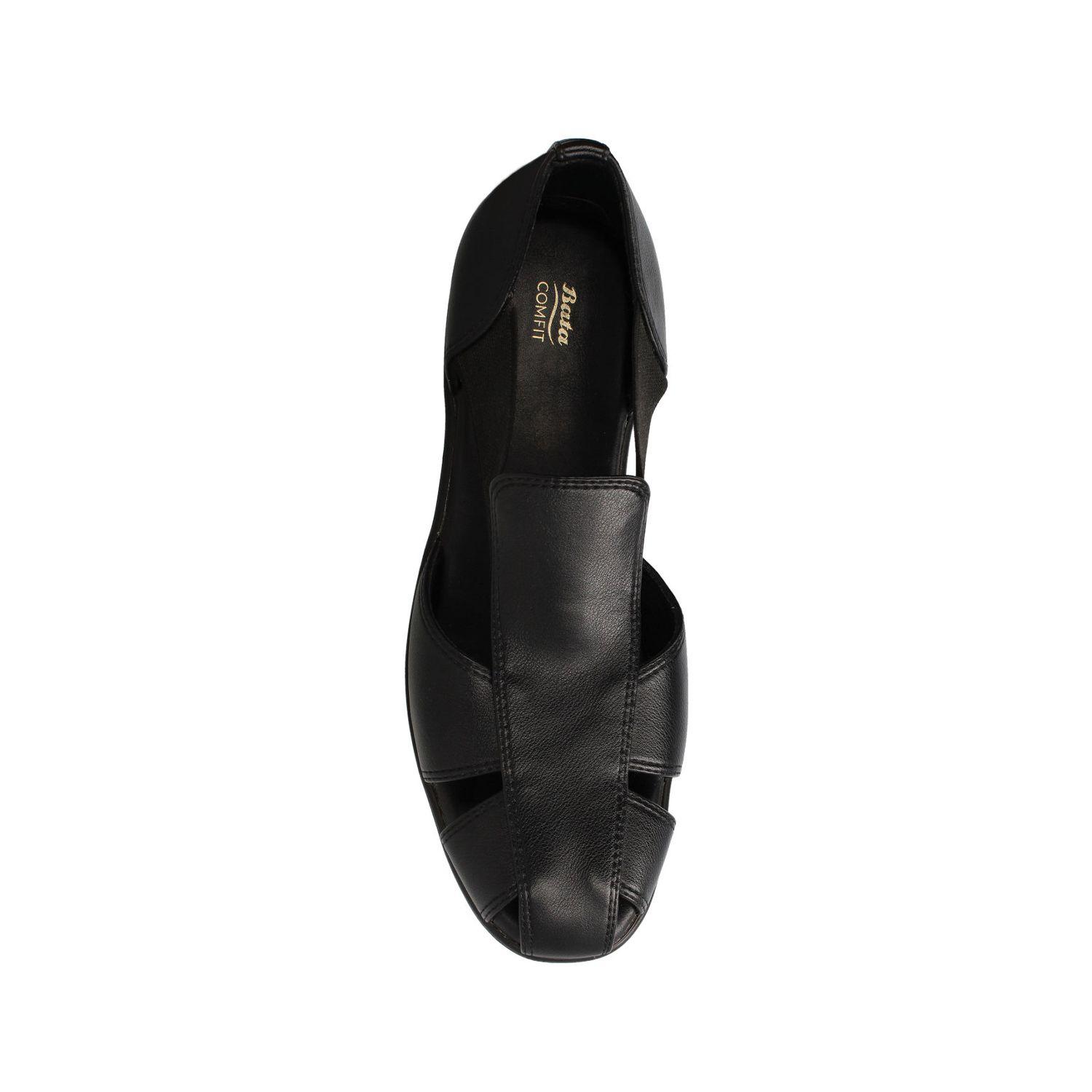 Sandalia Mujer Bata New Star Negro-3