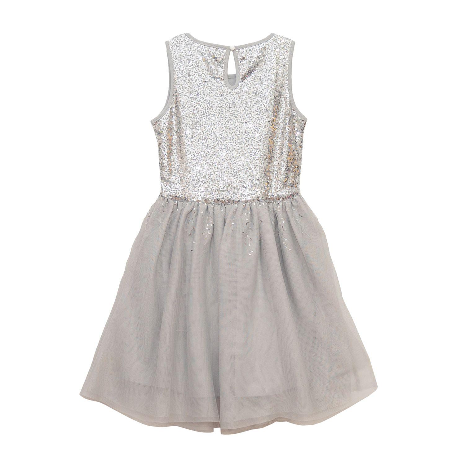 Vestido Niña Bubblegummers Antonella Gris-1