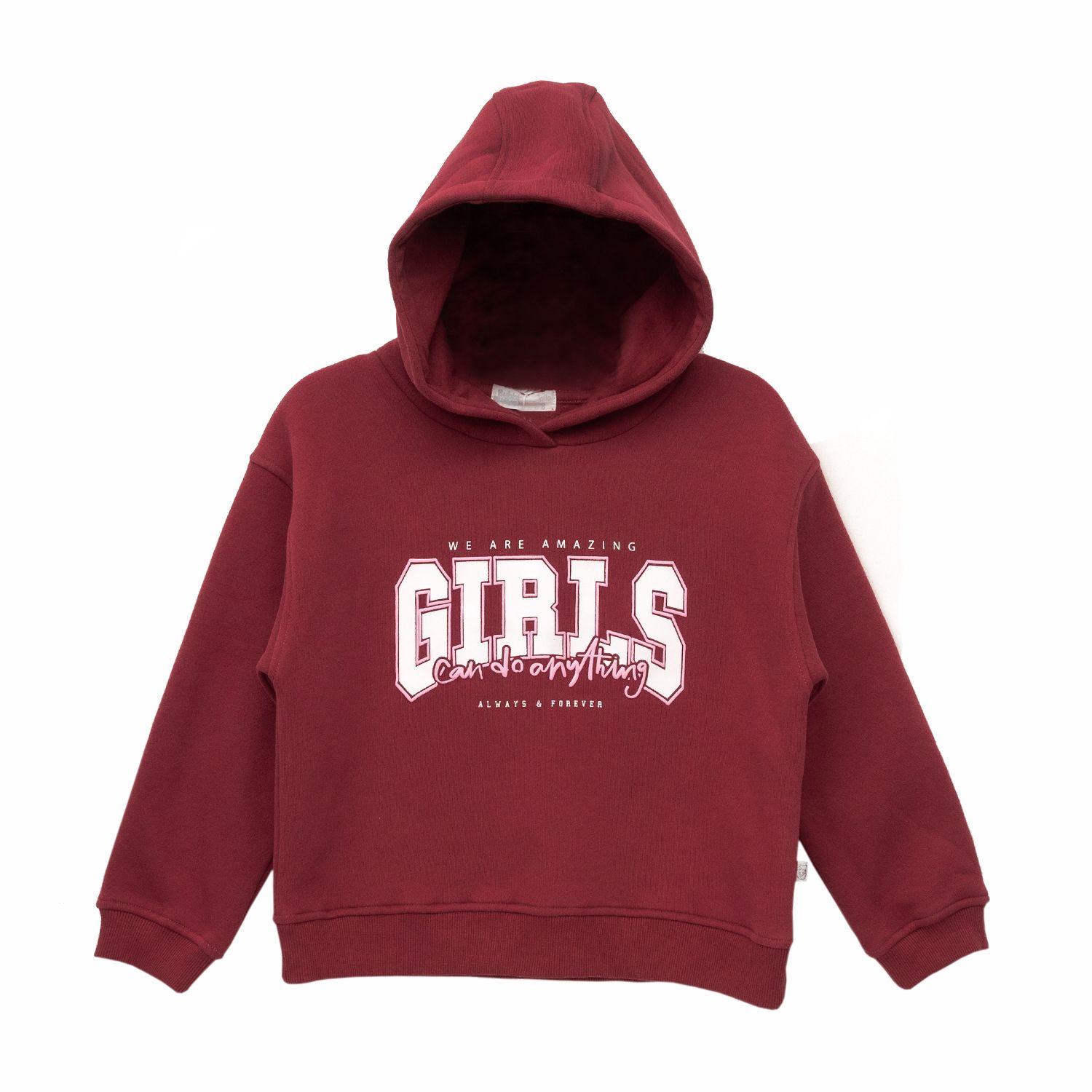 Polerón Niña Bubblegummers Nura Burdeo-0