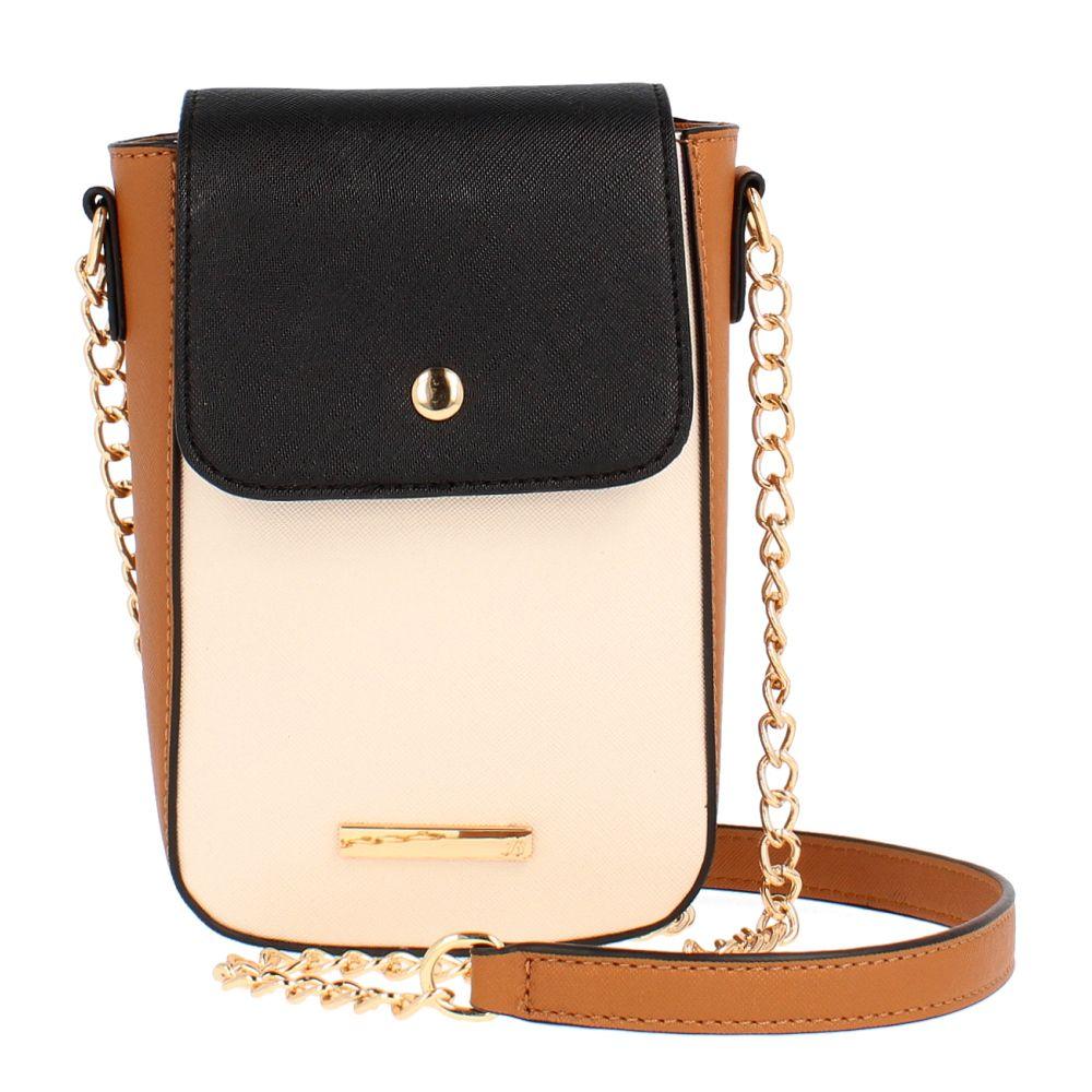 CARTERA MUJER BATA HILDA BEIGE - CAFÉ-0