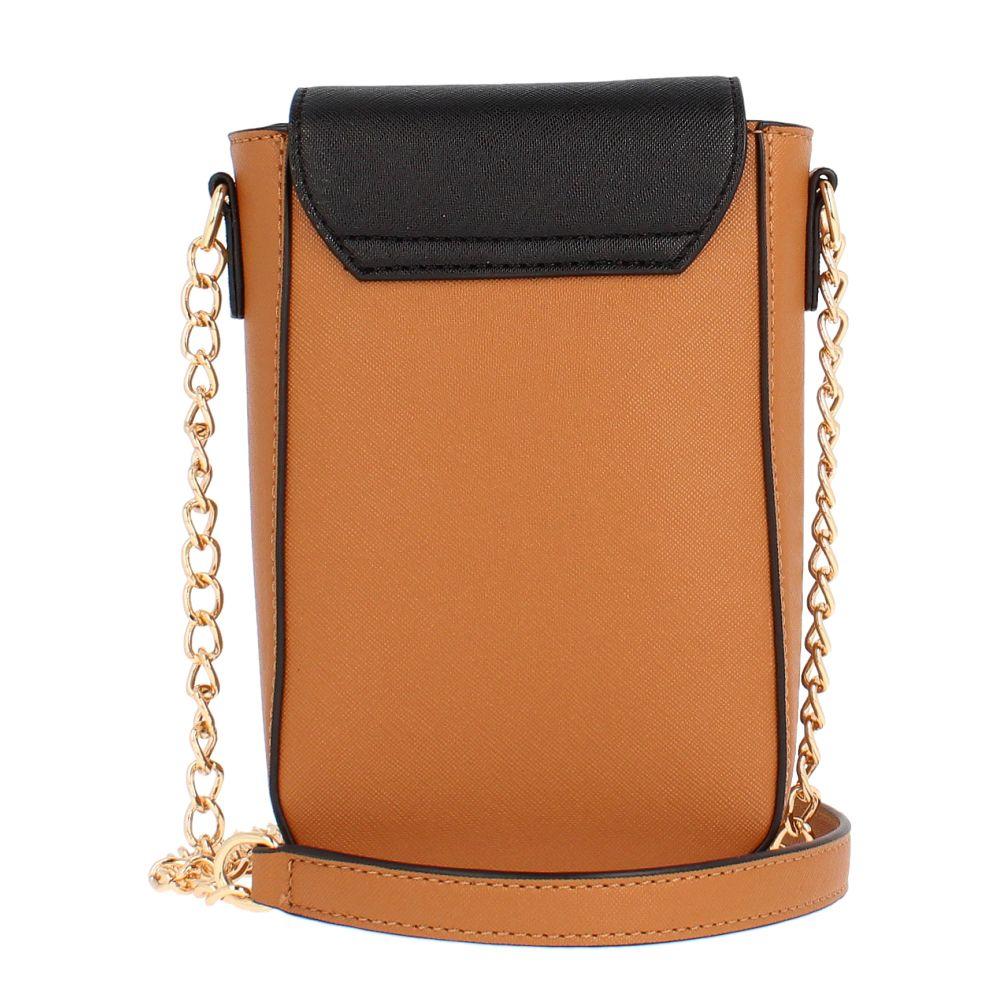 CARTERA MUJER BATA HILDA BEIGE - CAFÉ-2