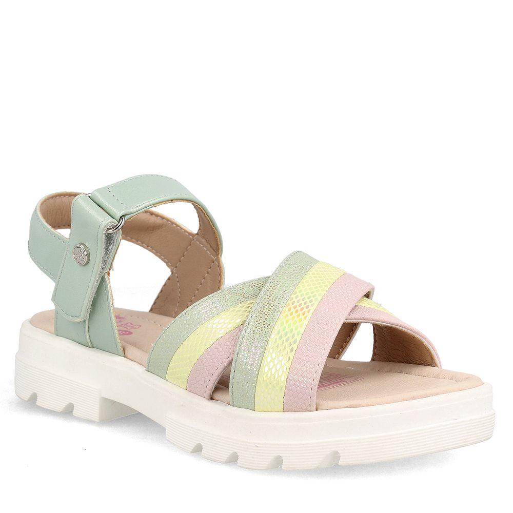 SANDALIA NIÑA BUBBLEGUMMERS MARILU VERDE CLARO 30-33-0