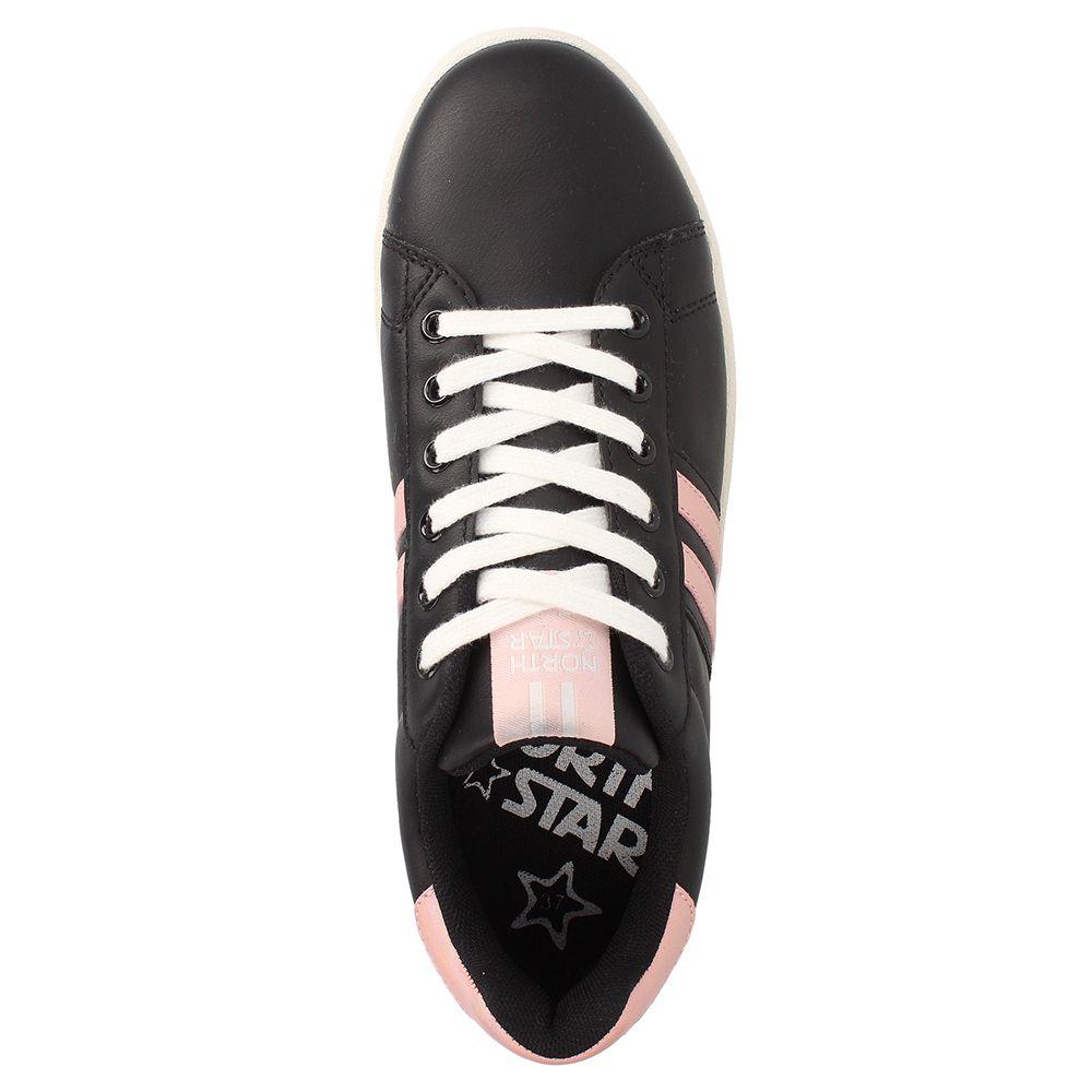 ZAPATILLA MUJER NORTH STAR COMPUS NEGRO ROSA-5