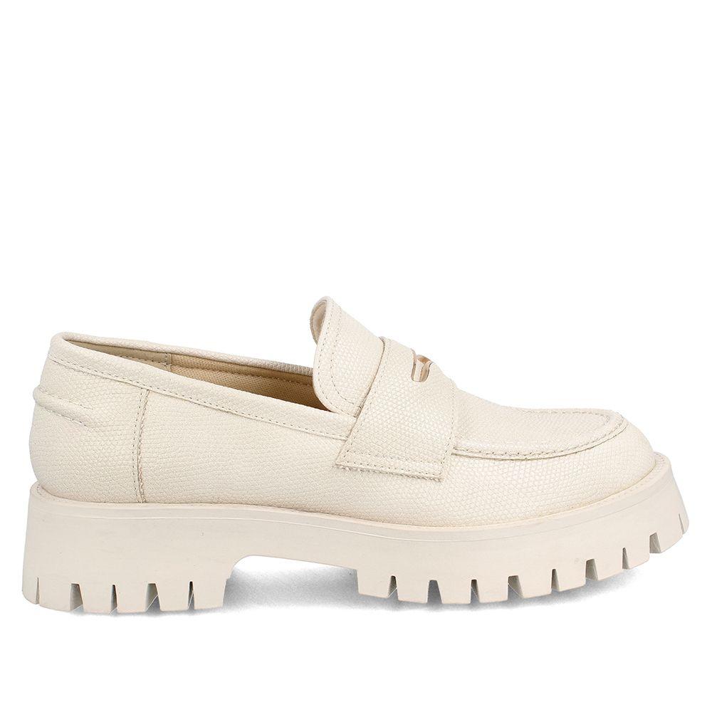 Mocasin Mujer Bata Gina Blanco-0