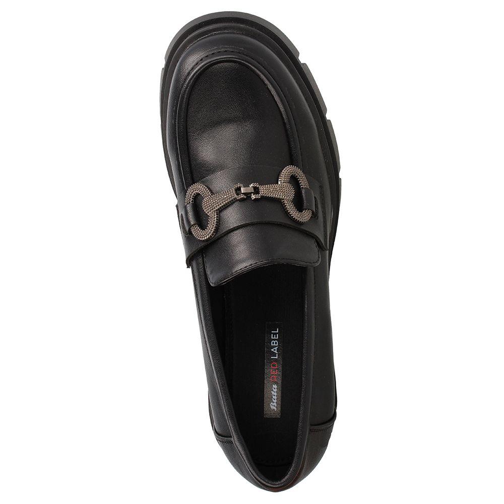 Mocasin Mujer Bata Red Label Hamburg Negro-5