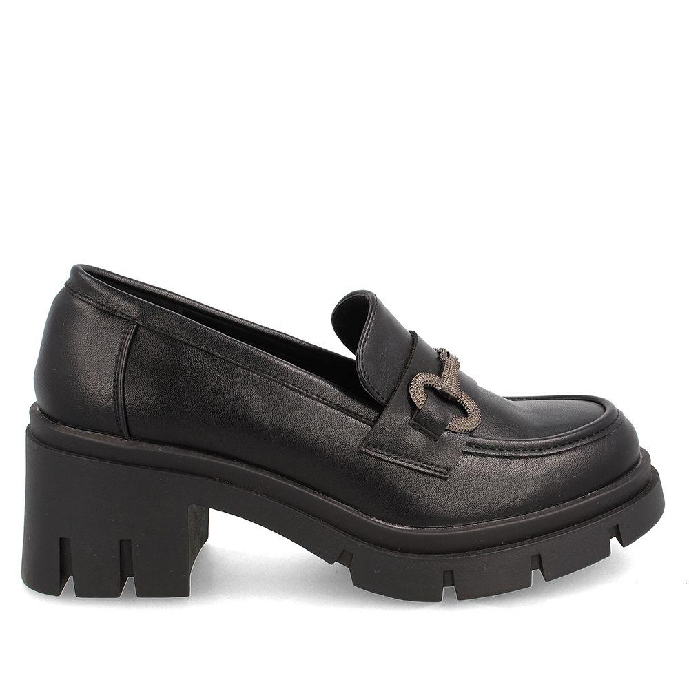 Mocasin Mujer Bata Red Label Hamburg Negro-0