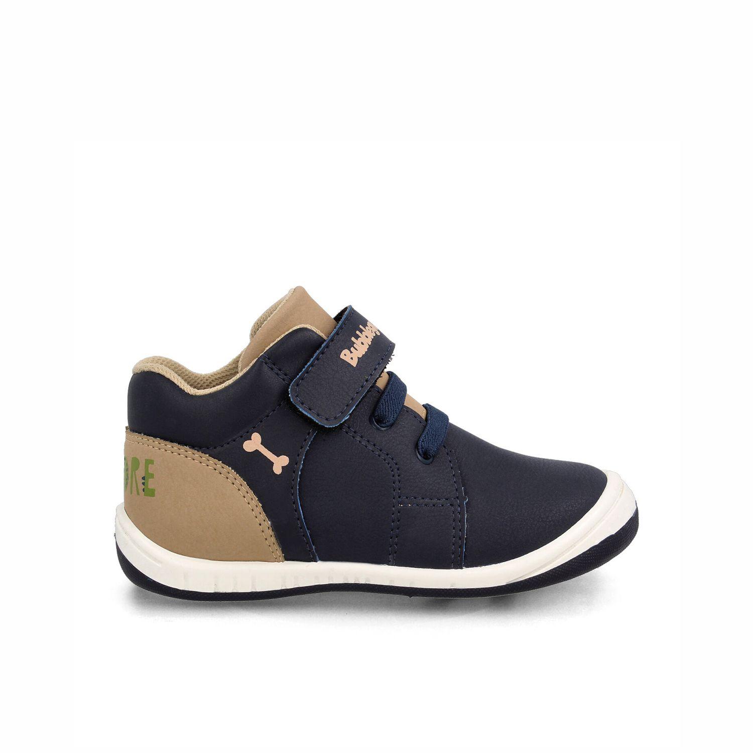 Zapato Niño Bubblegummers Oliver Azul Marino - Beige-0