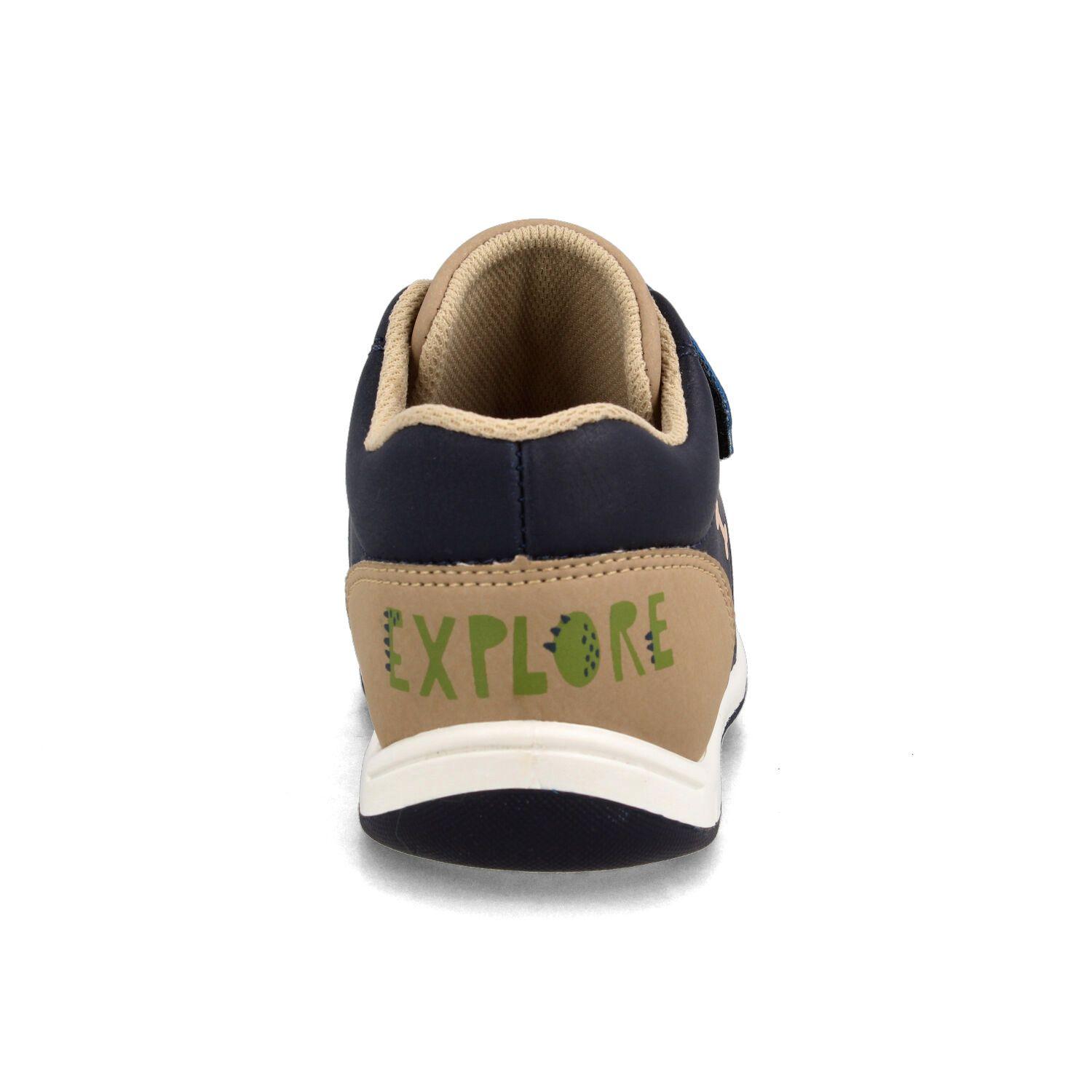 Zapato Niño Bubblegummers Oliver Azul Marino - Beige-2