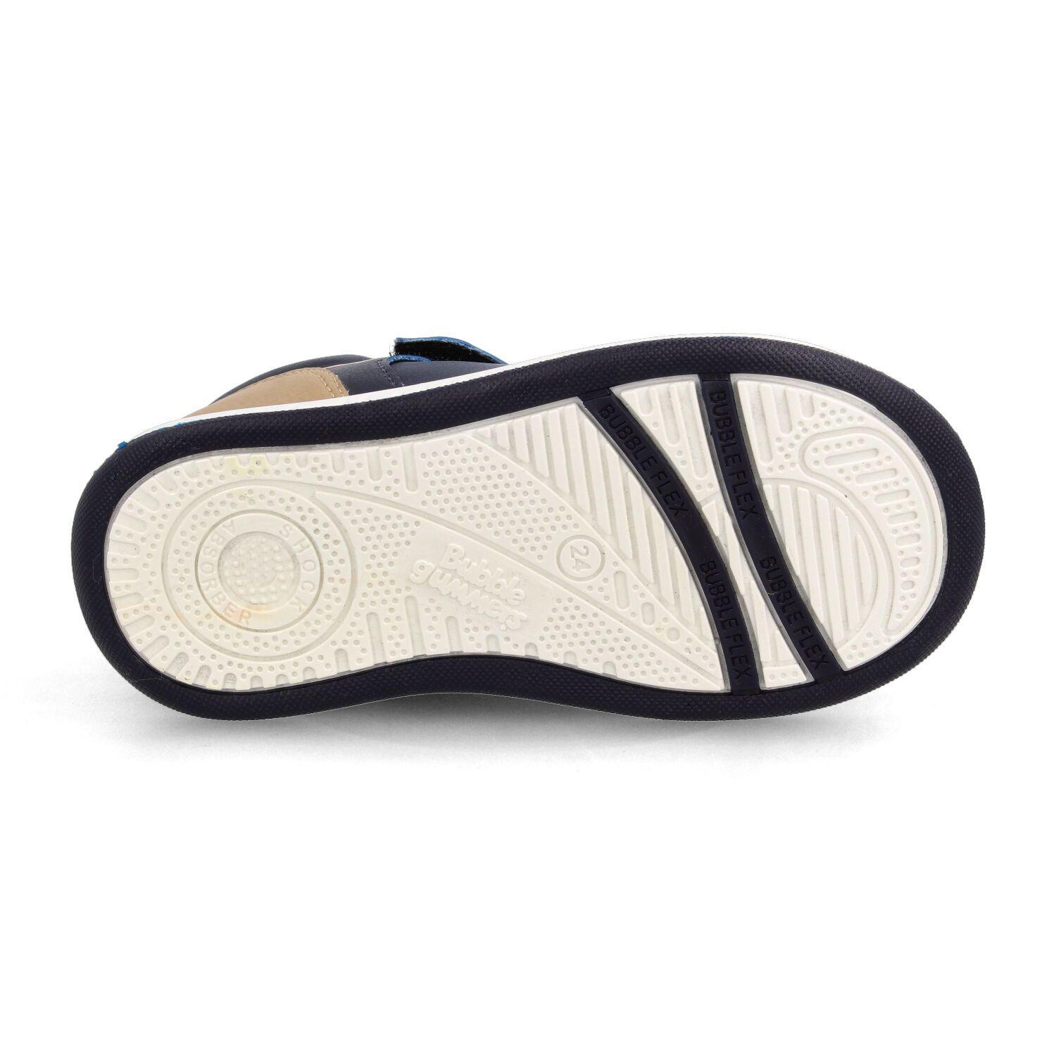 Zapato Niño Bubblegummers Oliver Azul Marino - Beige-4
