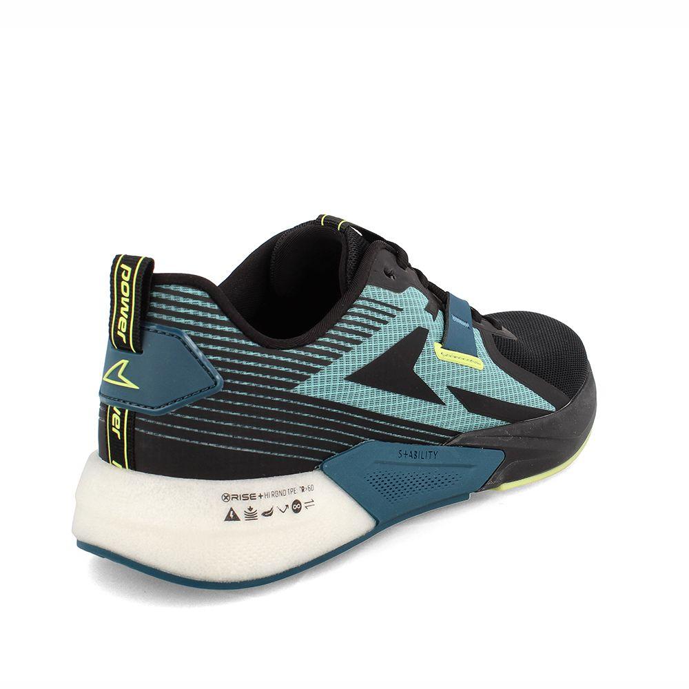 Zapatilla Hombre Power Xorise+300 Tr Cipher Negro-Turquesa-3