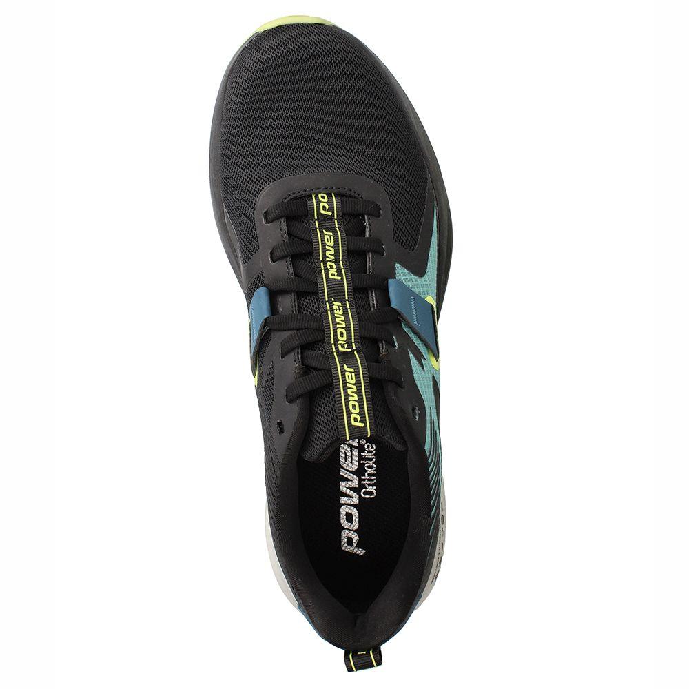 Zapatilla Hombre Power Xorise+300 Tr Cipher Negro-Turquesa-5