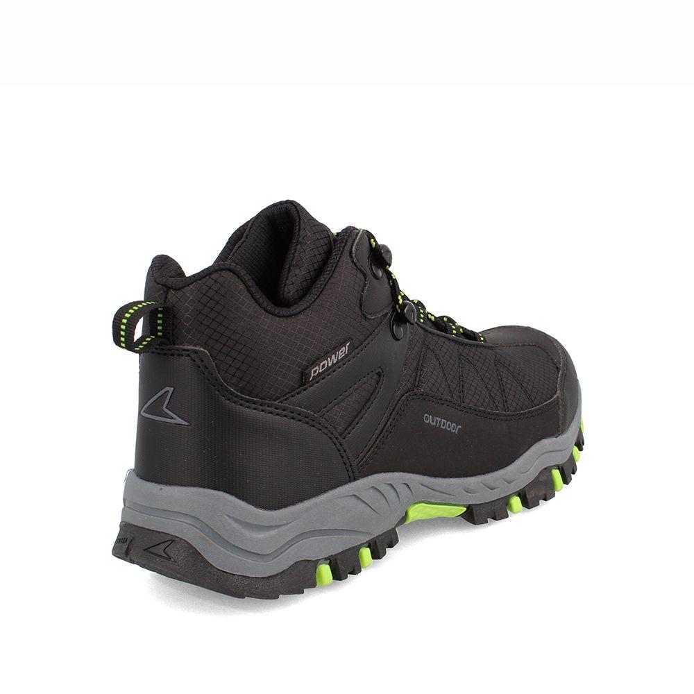 Zapatilla Hombre Power Hunter Cobb Negro-Verde-3