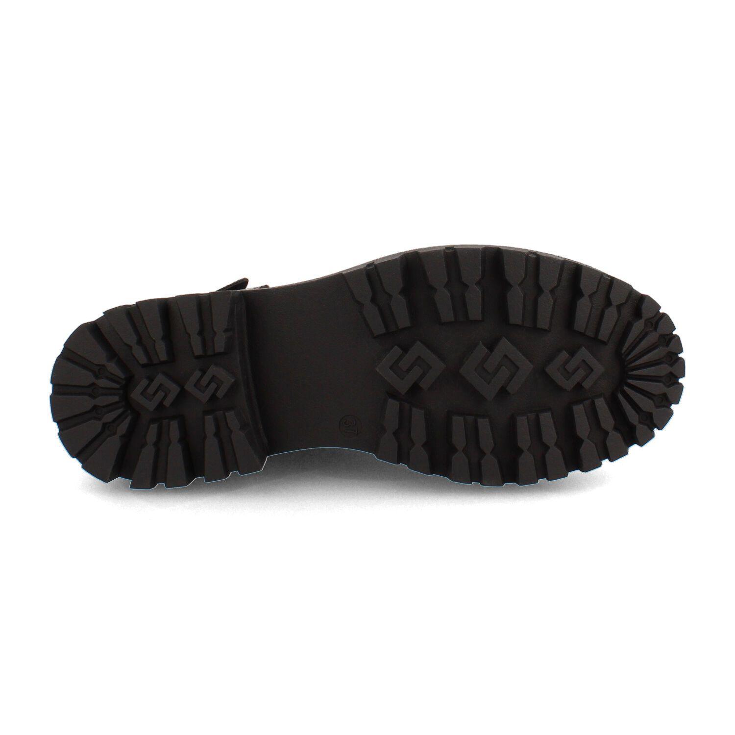 Botín Mujer Bata Red Label Biker Gris-4