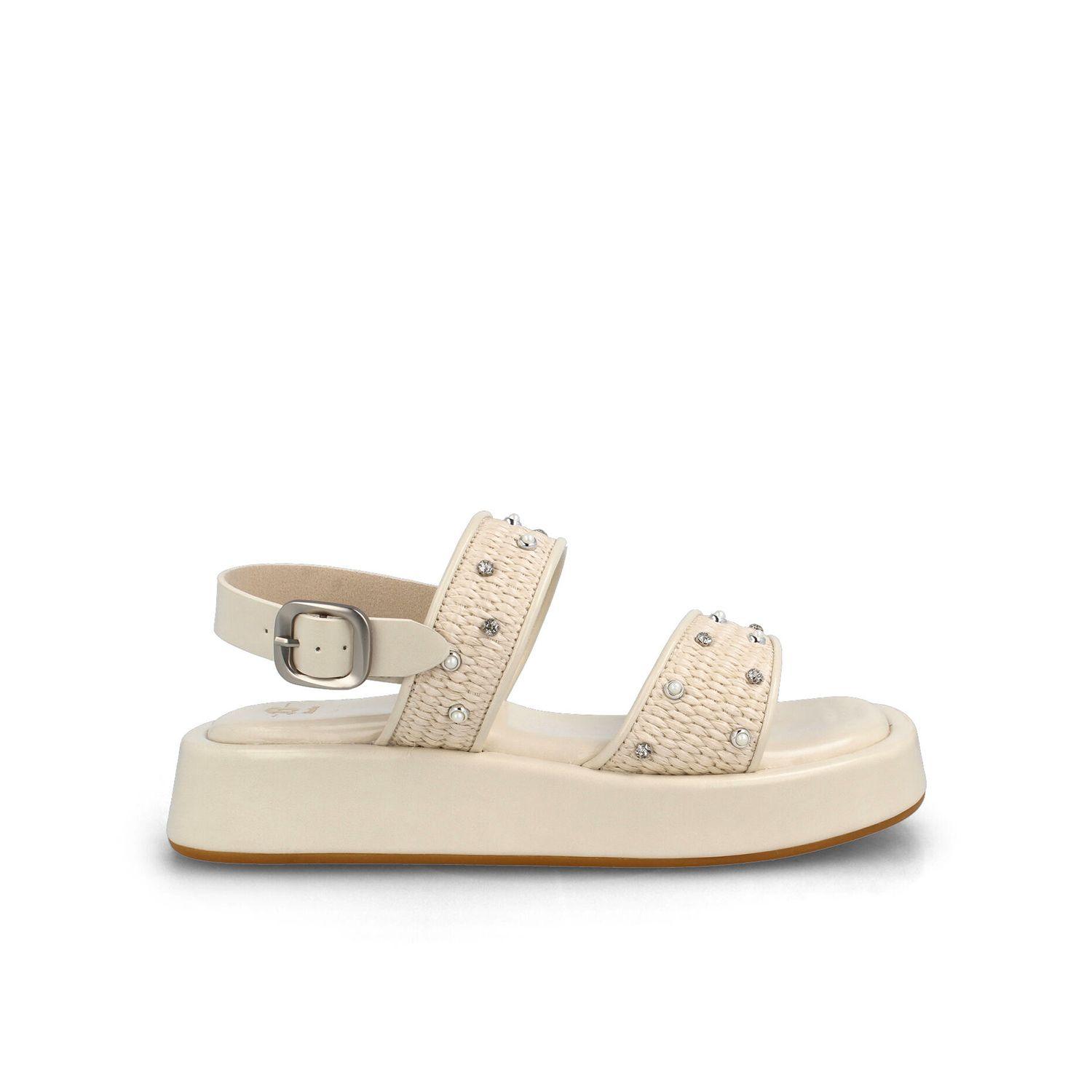 Sandalia Mujer Bata Calisto Blanco-0