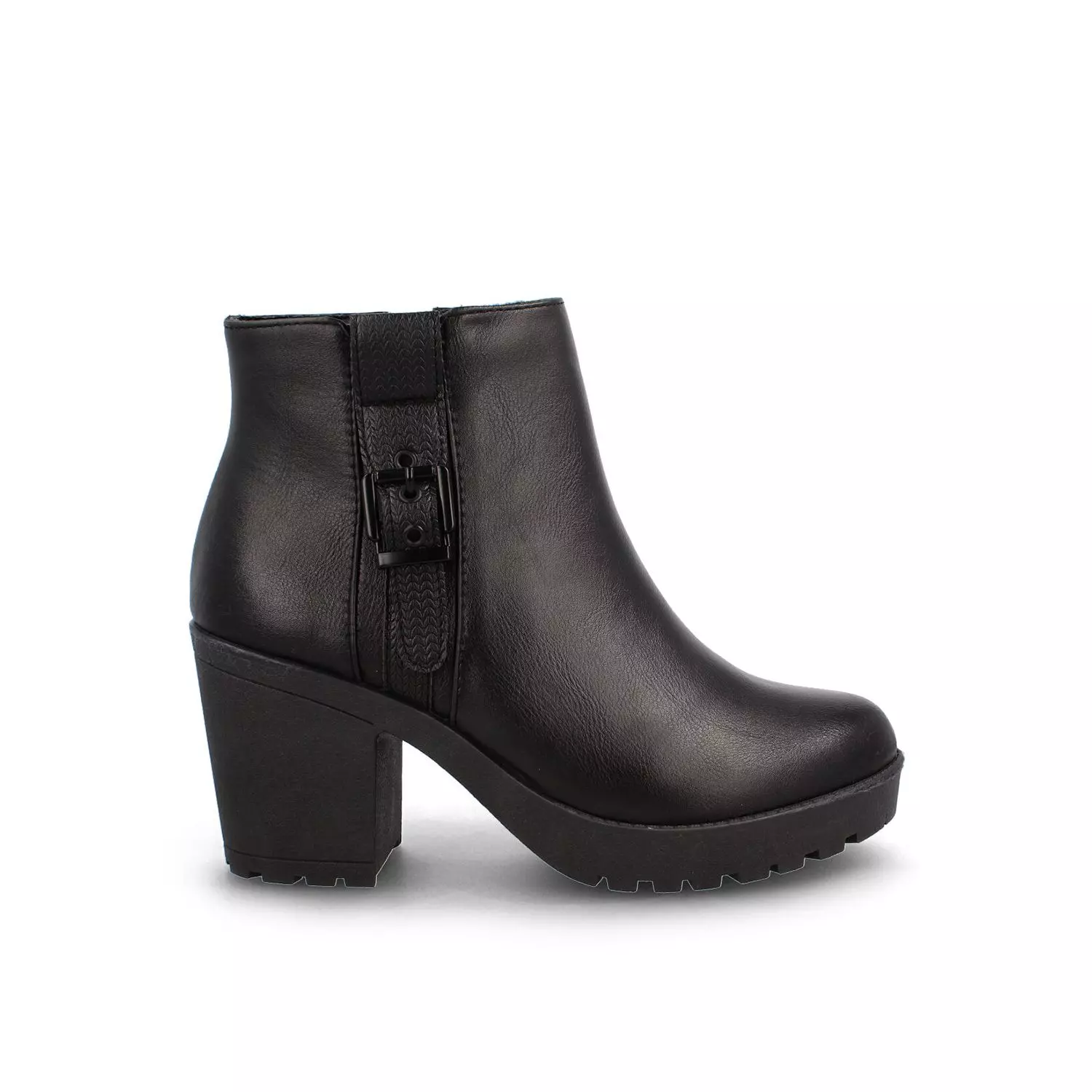 Botín Mujer Bata Maru Negro-0