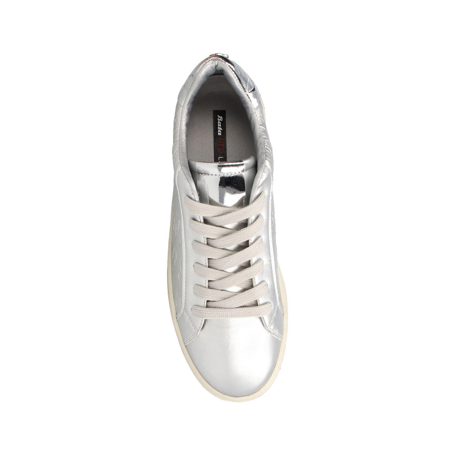 Zapatilla Mujer Bata Red Label Mia Plateado-3
