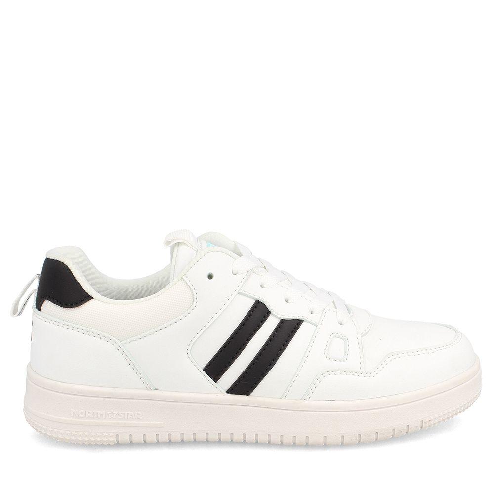 ZAPATILLA MUJER NORTH STAR RUBY BLANCO LINEAS-4