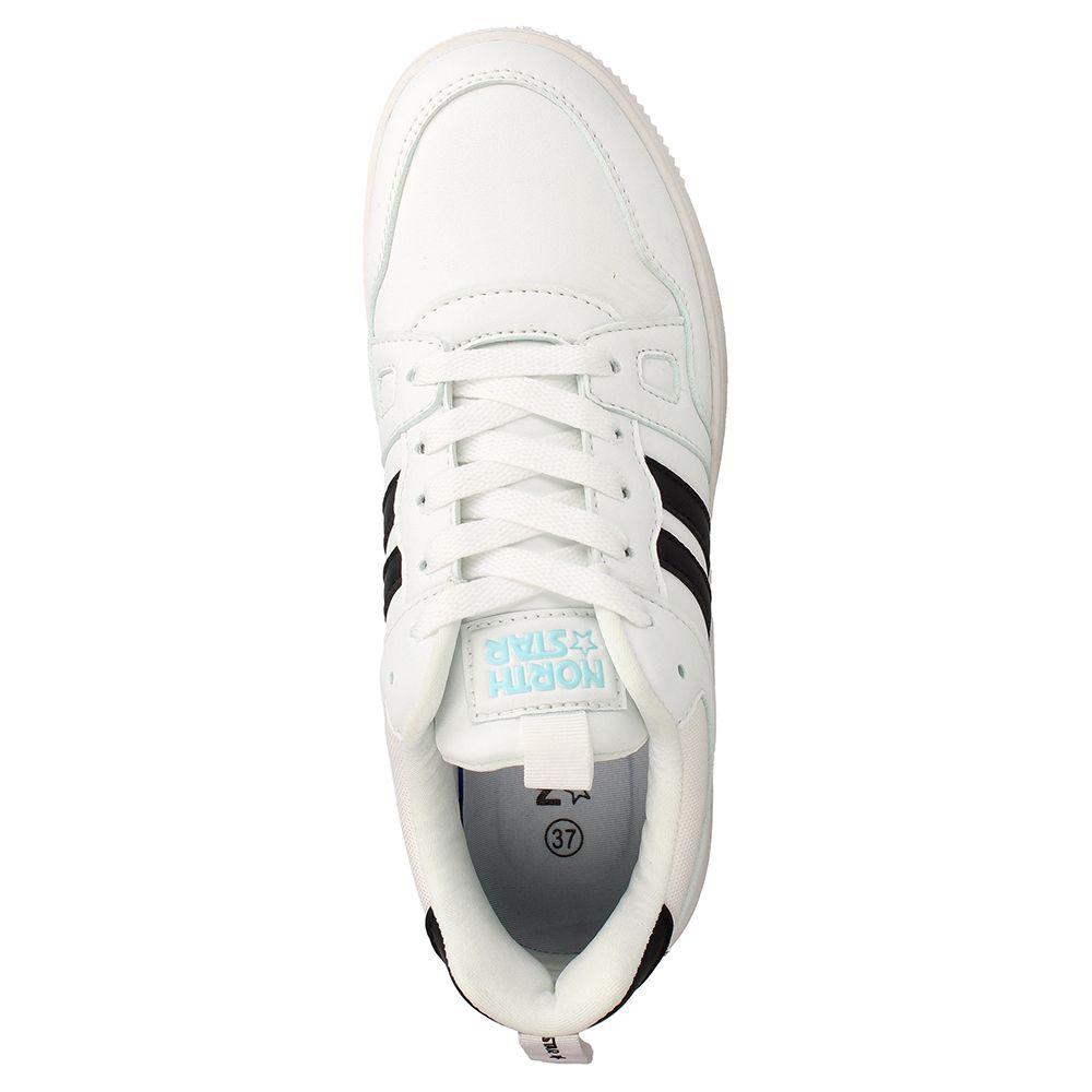 ZAPATILLA MUJER NORTH STAR RUBY BLANCO LINEAS-5