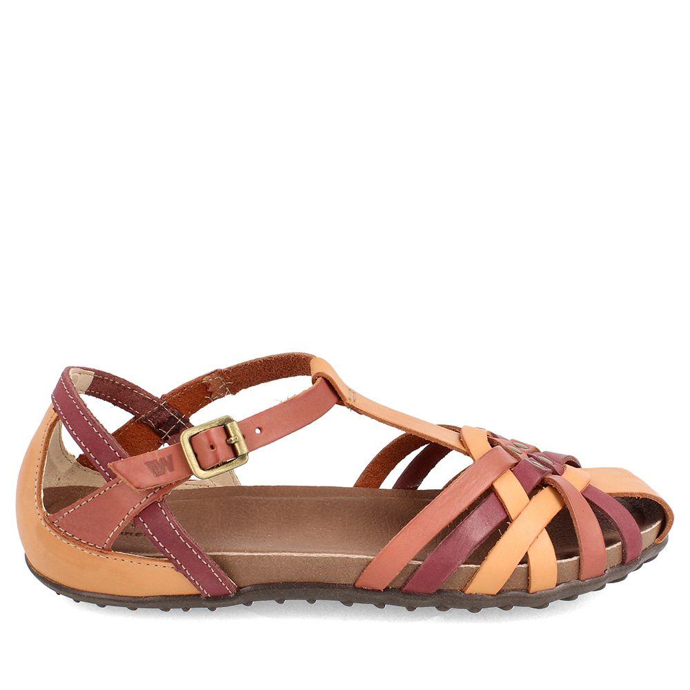 SANDALIA MUJER WEINBRENNER BELEN NARANJO-4