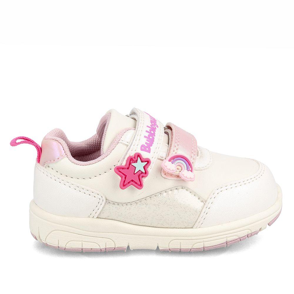 Zapatilla Niña Bubblegummers Soft Walker Blanco-4