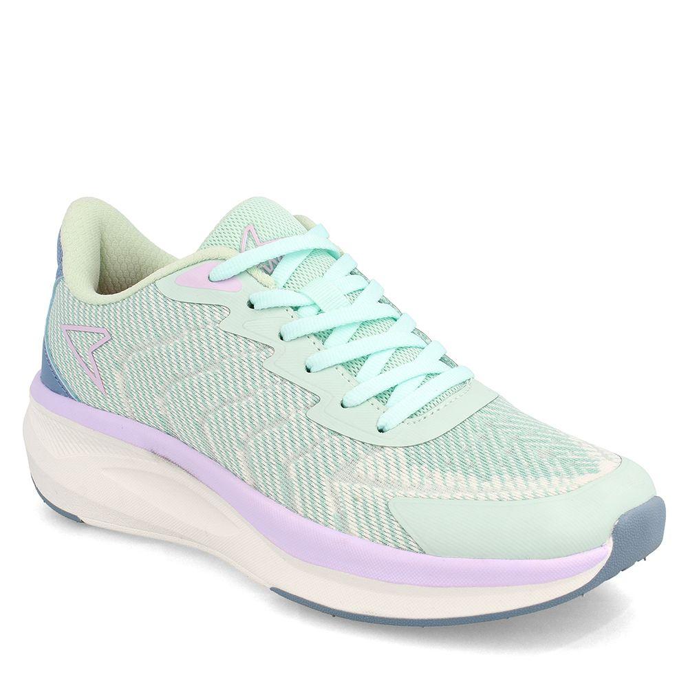 Zapatilla Mujer Power Stride Turquesa-0