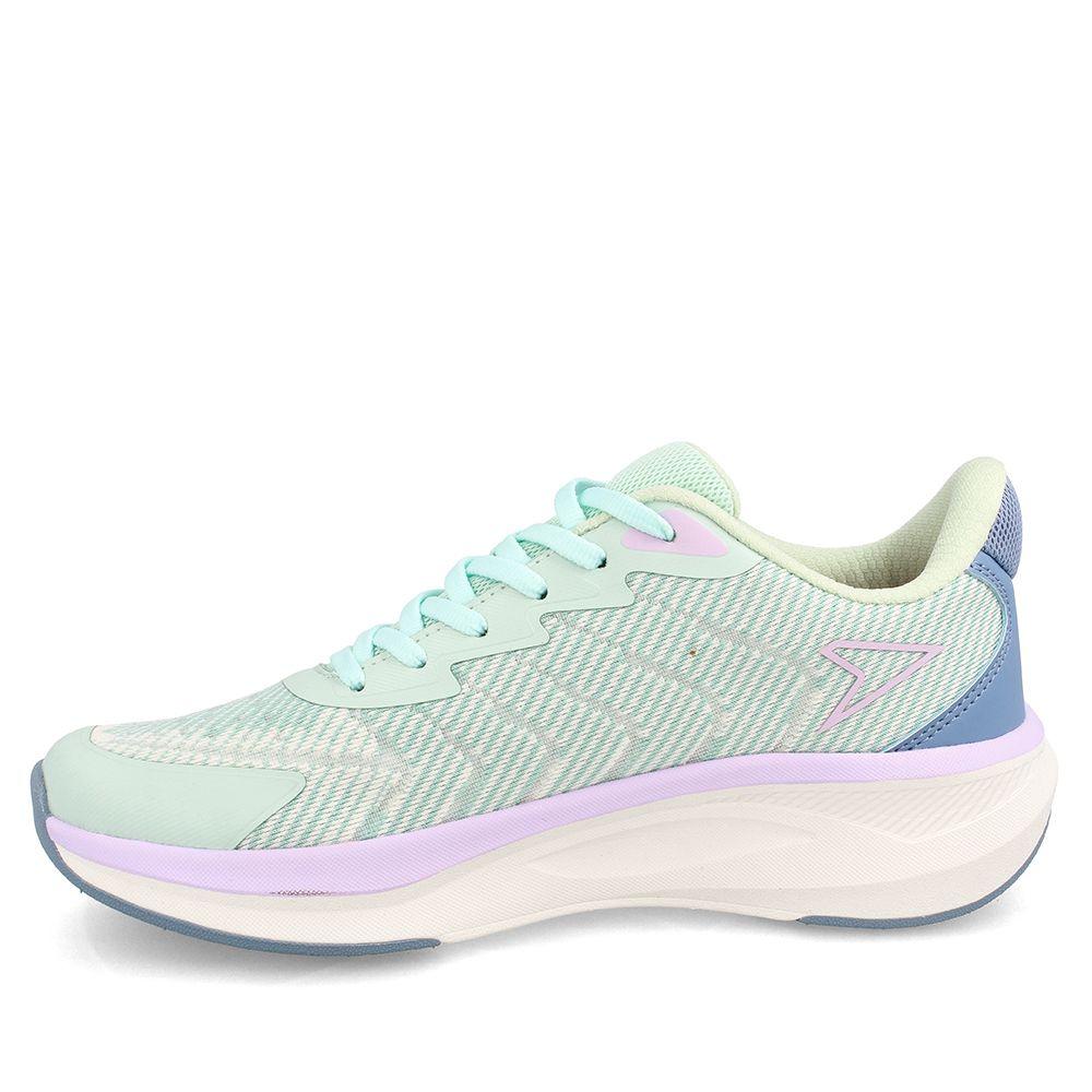 Zapatilla Mujer Power Stride Turquesa-1