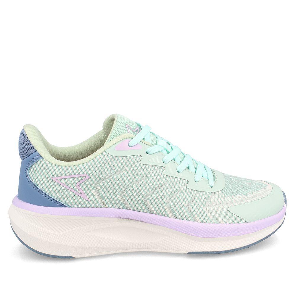 Zapatilla Mujer Power Stride Turquesa-4