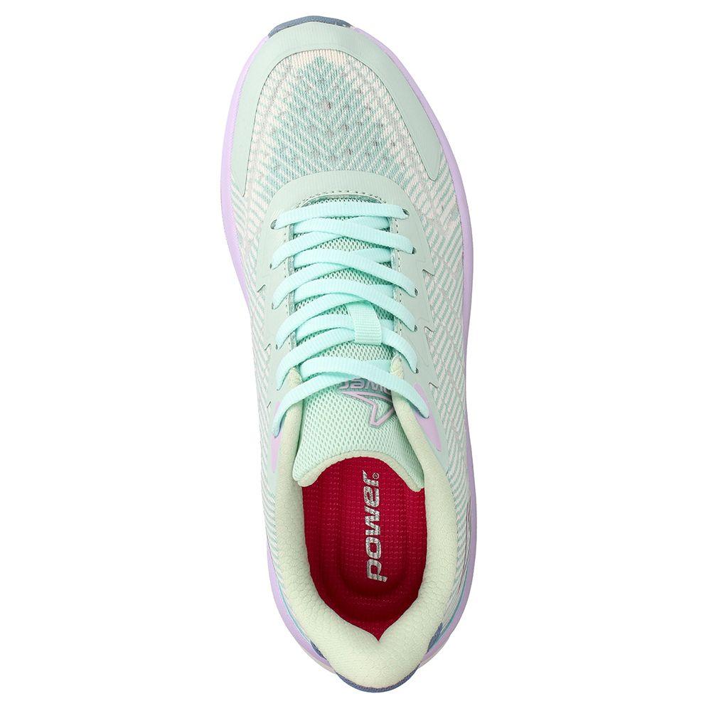 Zapatilla Mujer Power Stride Turquesa-5