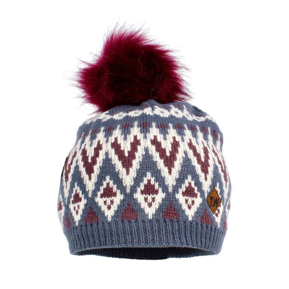 GORRO WEINBRENNER PRAGA GRIS AZUL-0