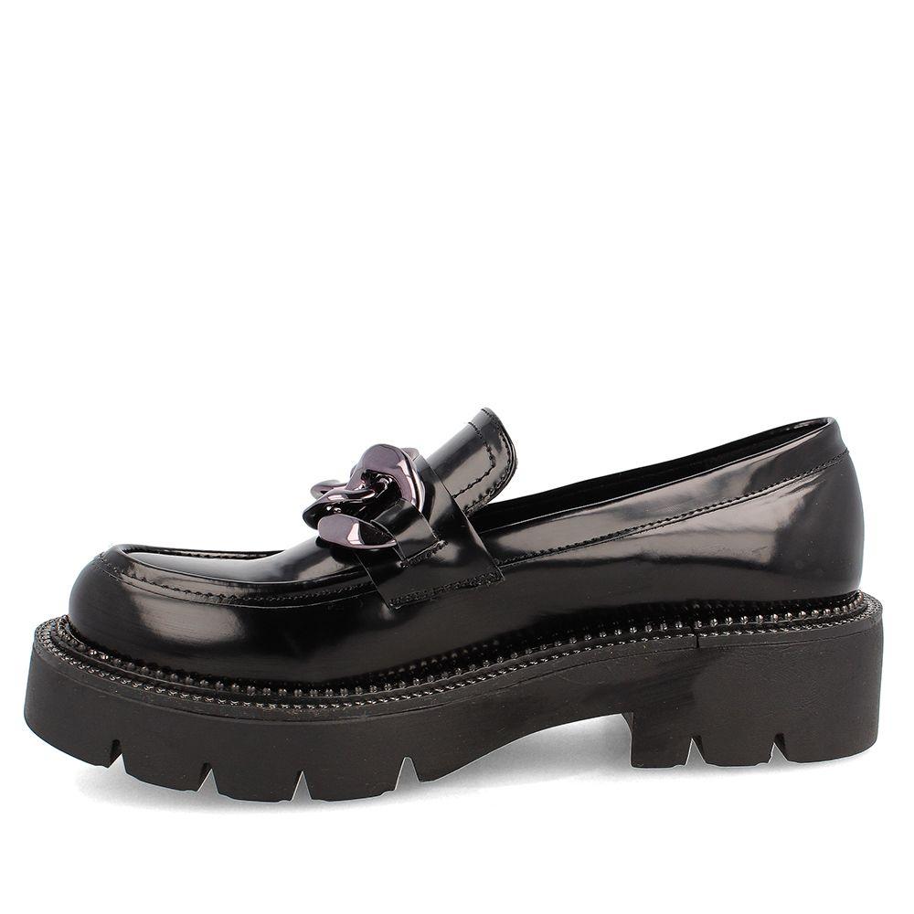 MOCASIN MUJER BATA RED LABEL FRAN NEGRO-1