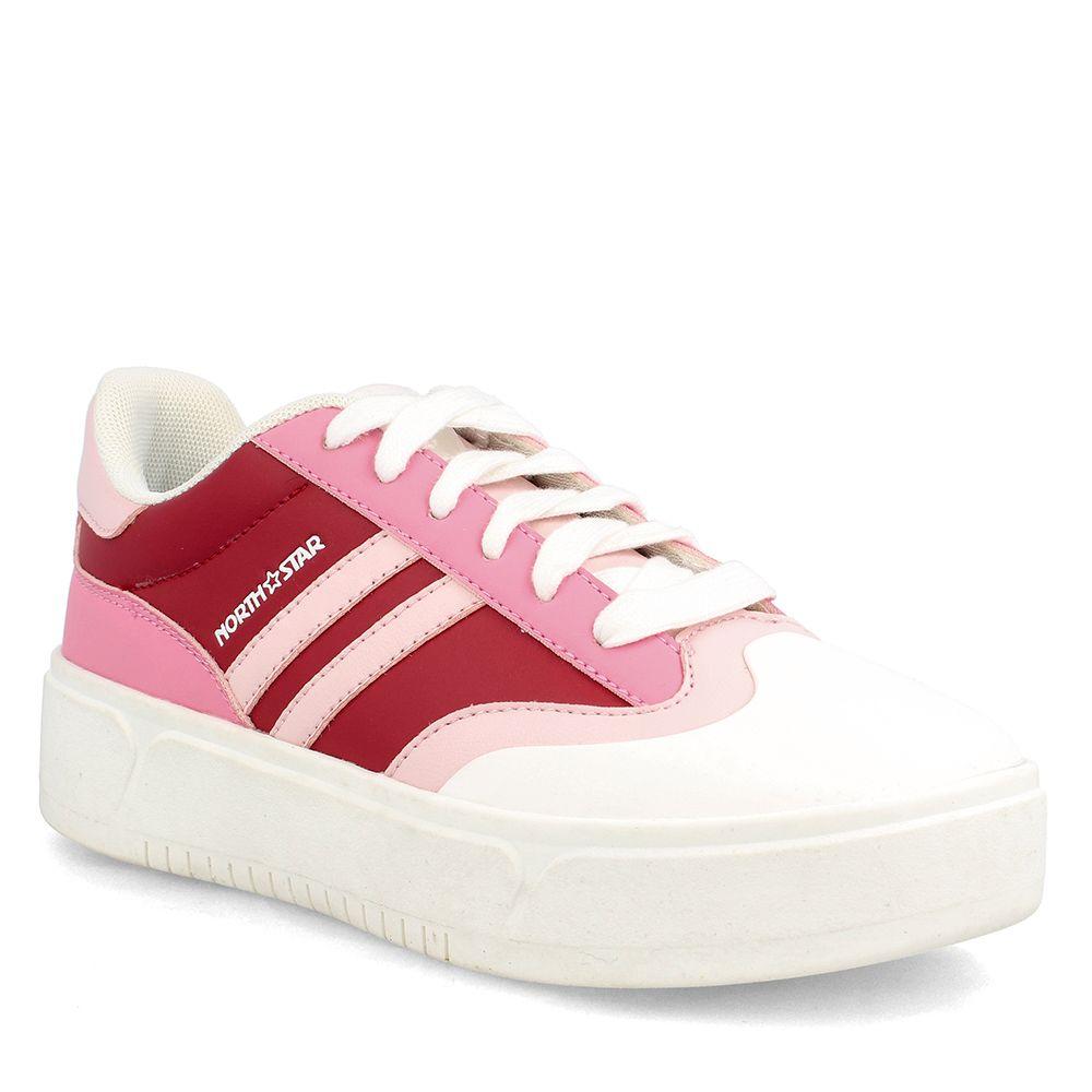 Zapatilla Mujer North Star Denisse Rojo-Rosado-0