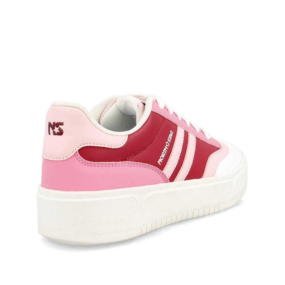 Zapatilla Mujer North Star Denisse Rojo-Rosado-3