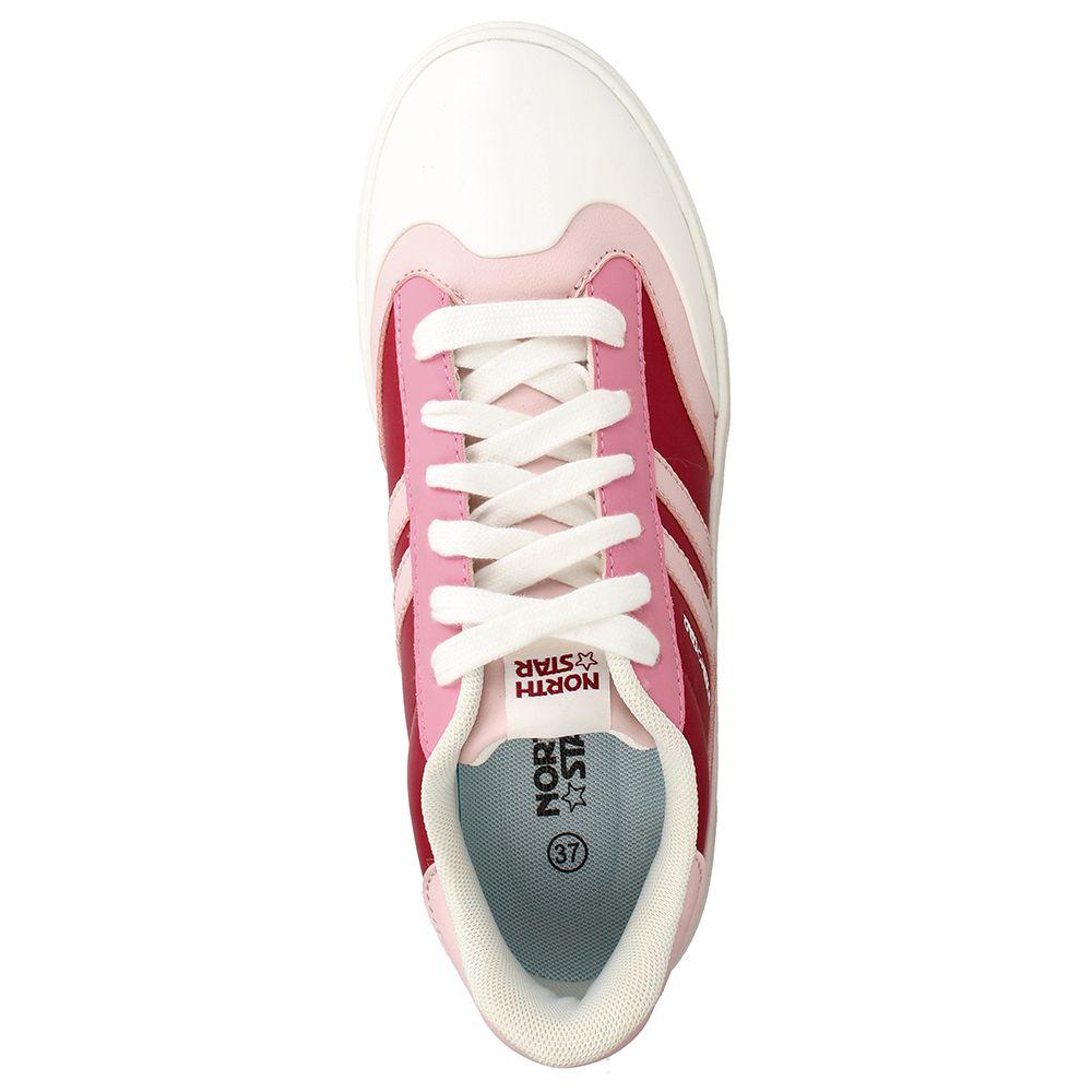 Zapatilla Mujer North Star Denisse Rojo-Rosado-5