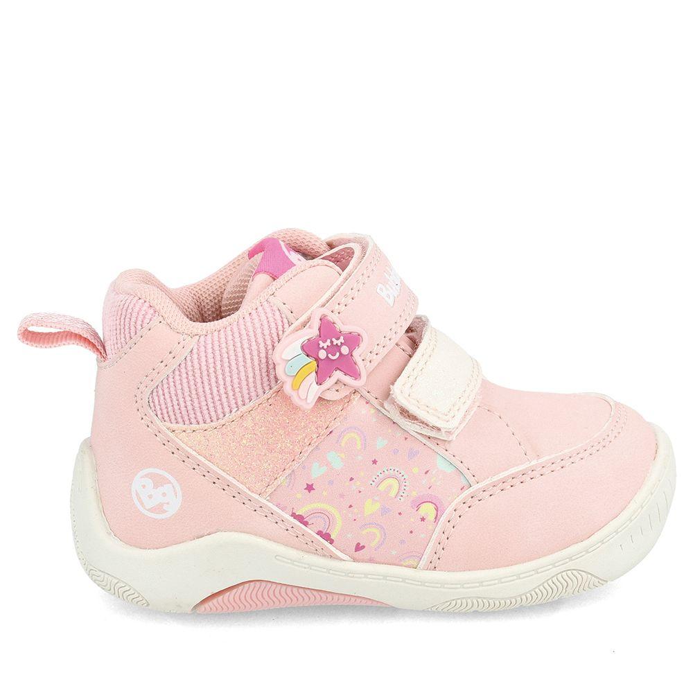 BOTÍN NIÑA BUBBLEGUMMERS SAM ROSADO PALIDO 18-21-0