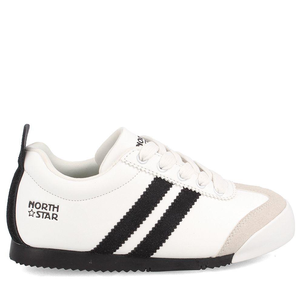 ZAPATILLA NIÑO NORTH STAR NS CLASSIC BLANCO - NEGRO 30 - 33-4
