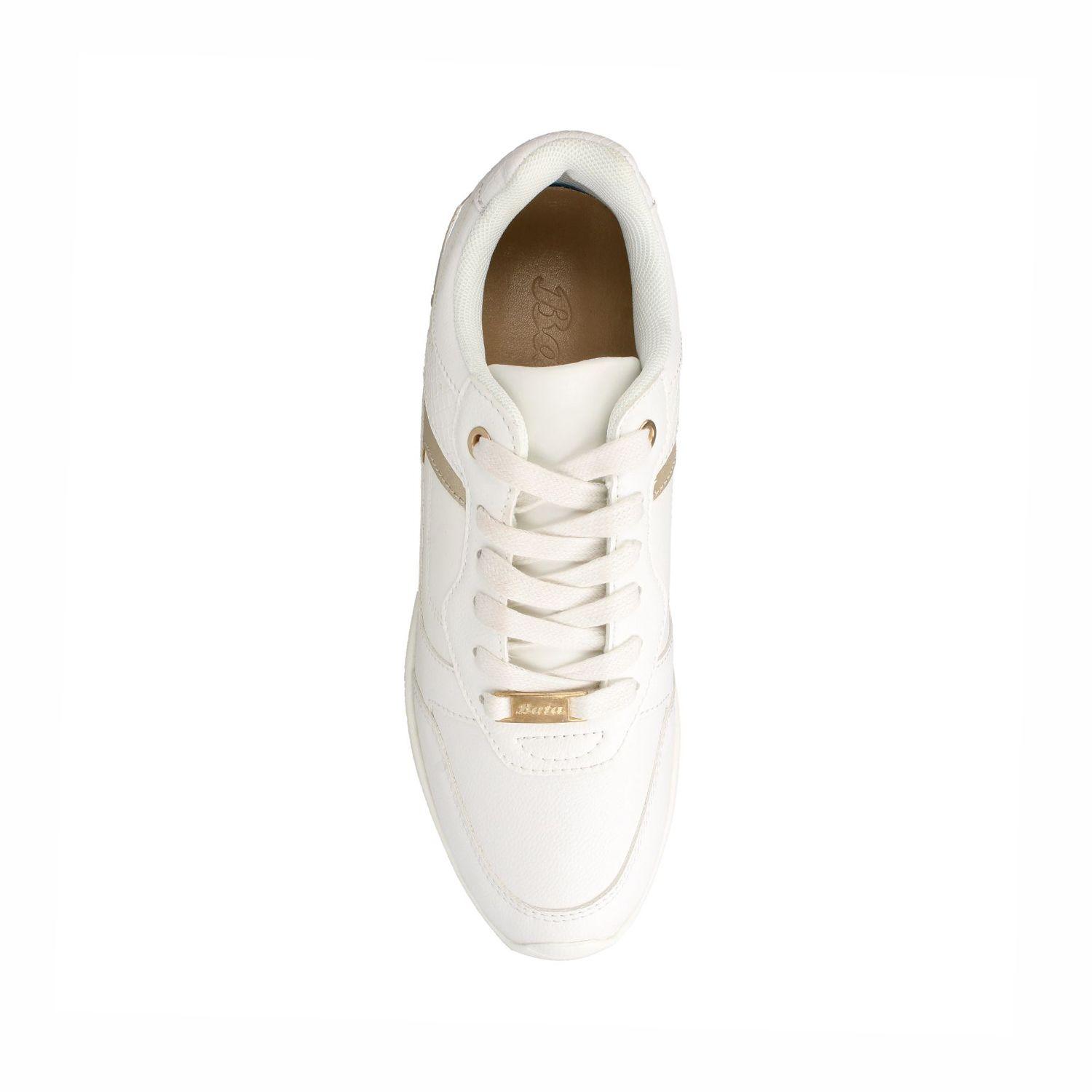 Zapatilla Mujer Bata Melody Blanco-3