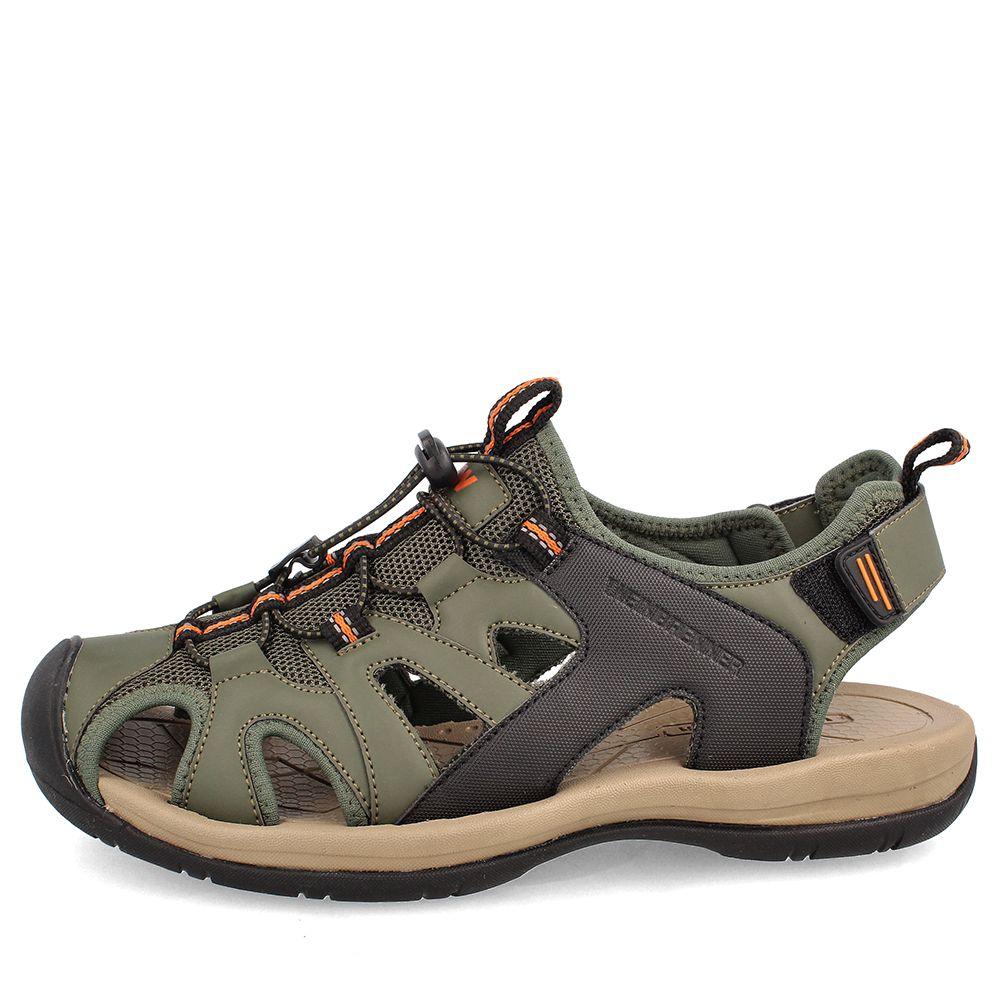 SANDALIA HOMBRE WEINBRENNER MIAMI VERDE OSCURO-2
