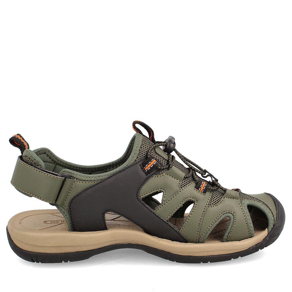 SANDALIA HOMBRE WEINBRENNER MIAMI VERDE OSCURO-4
