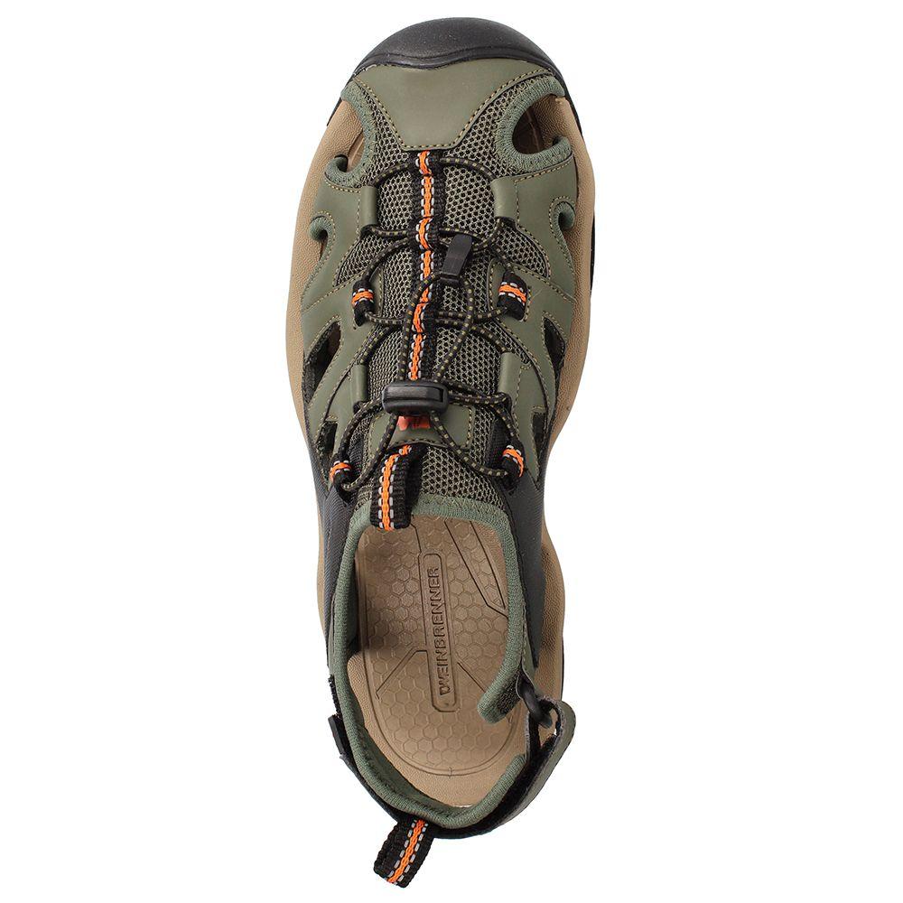 SANDALIA HOMBRE WEINBRENNER MIAMI VERDE OSCURO-5