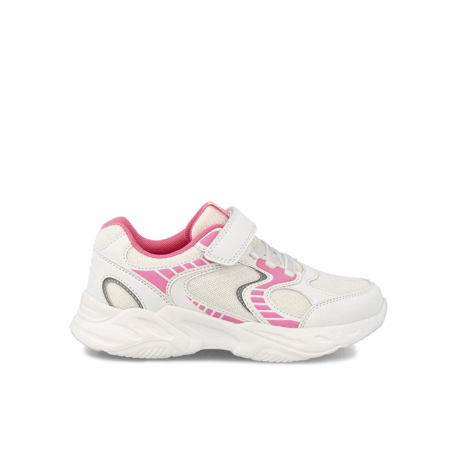Zapatilla Niña Bubblegummers Derby Blanco - Fucsia-0