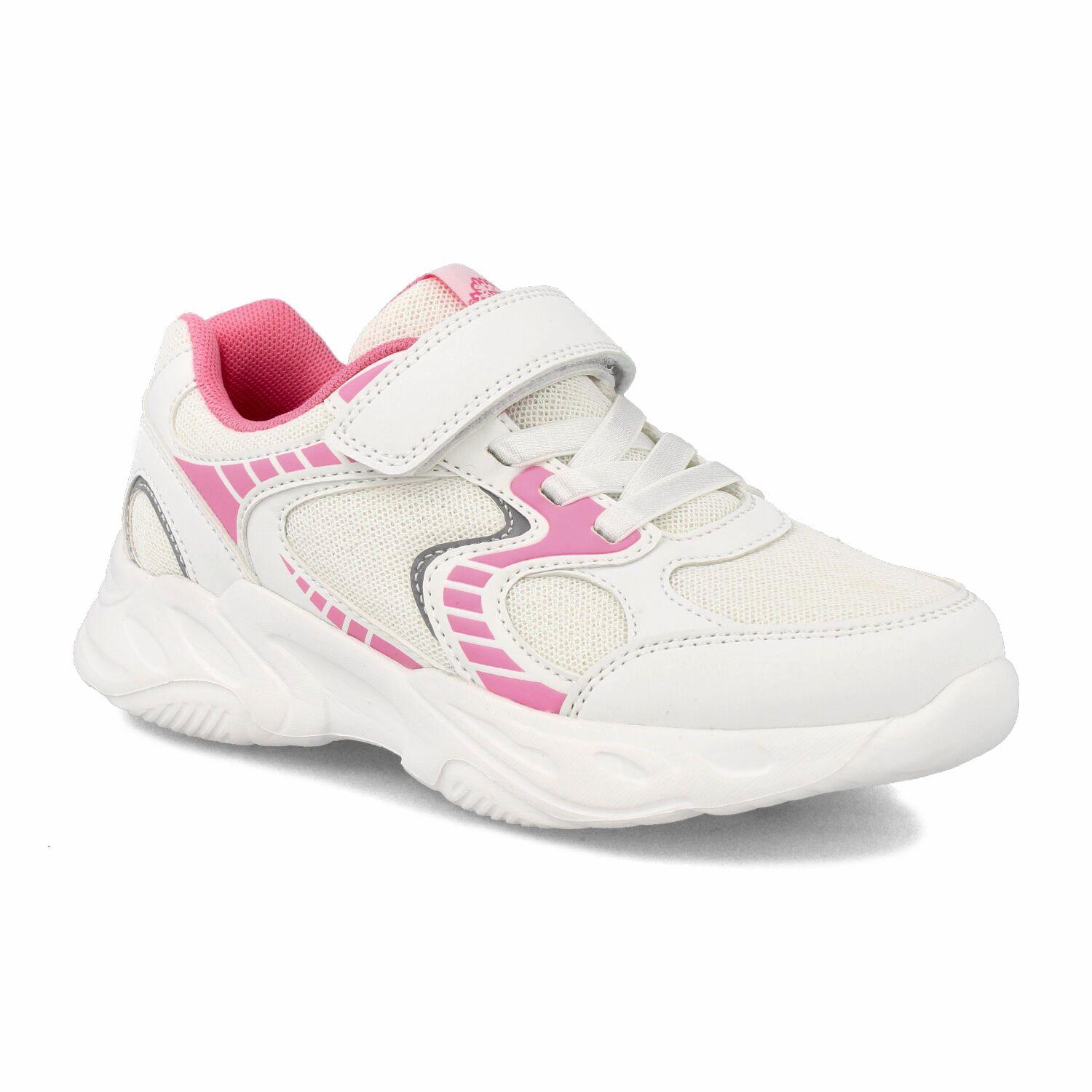 Zapatilla Niña Bubblegummers Derby Blanco - Fucsia-1