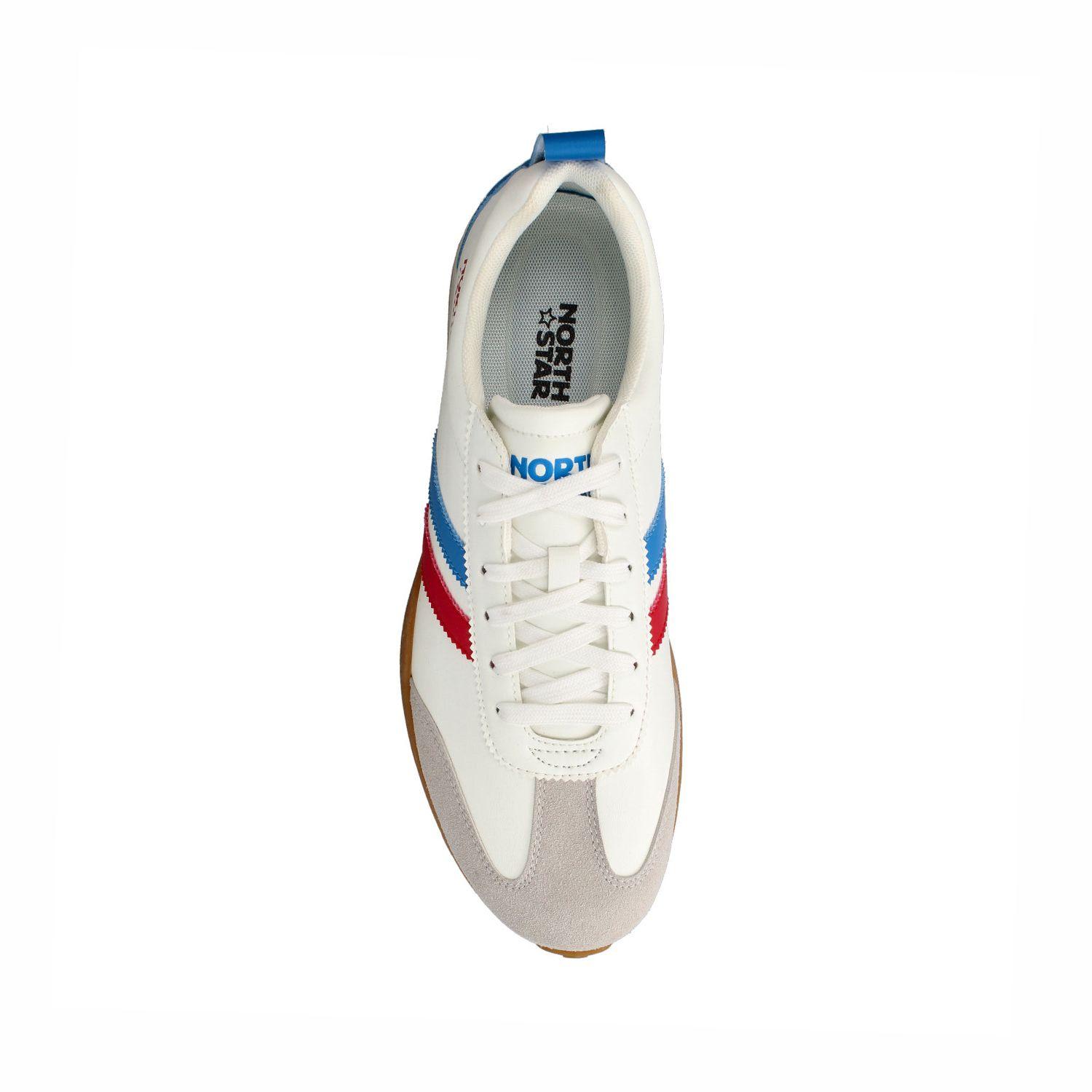 Zapatilla Hombre North Star Track Classic Blanco-Azul-3