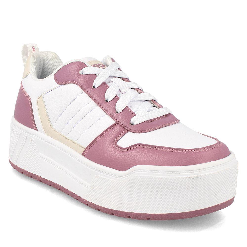 Zapatilla Mujer North Star Sofi Blanco-Rosado-0