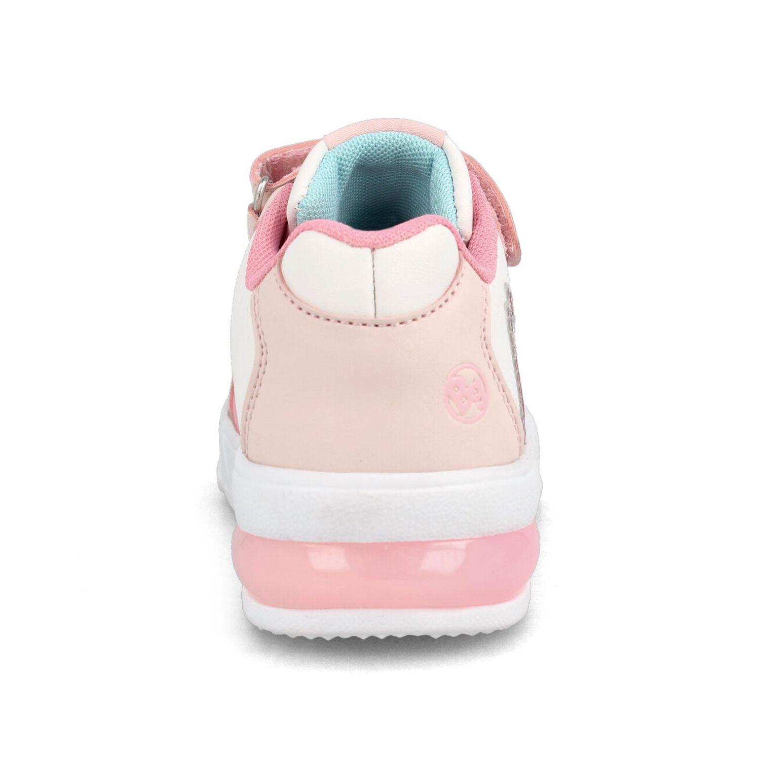 Zapatilla Niña Bubblegummers Stitch Blanco - Rosa-2