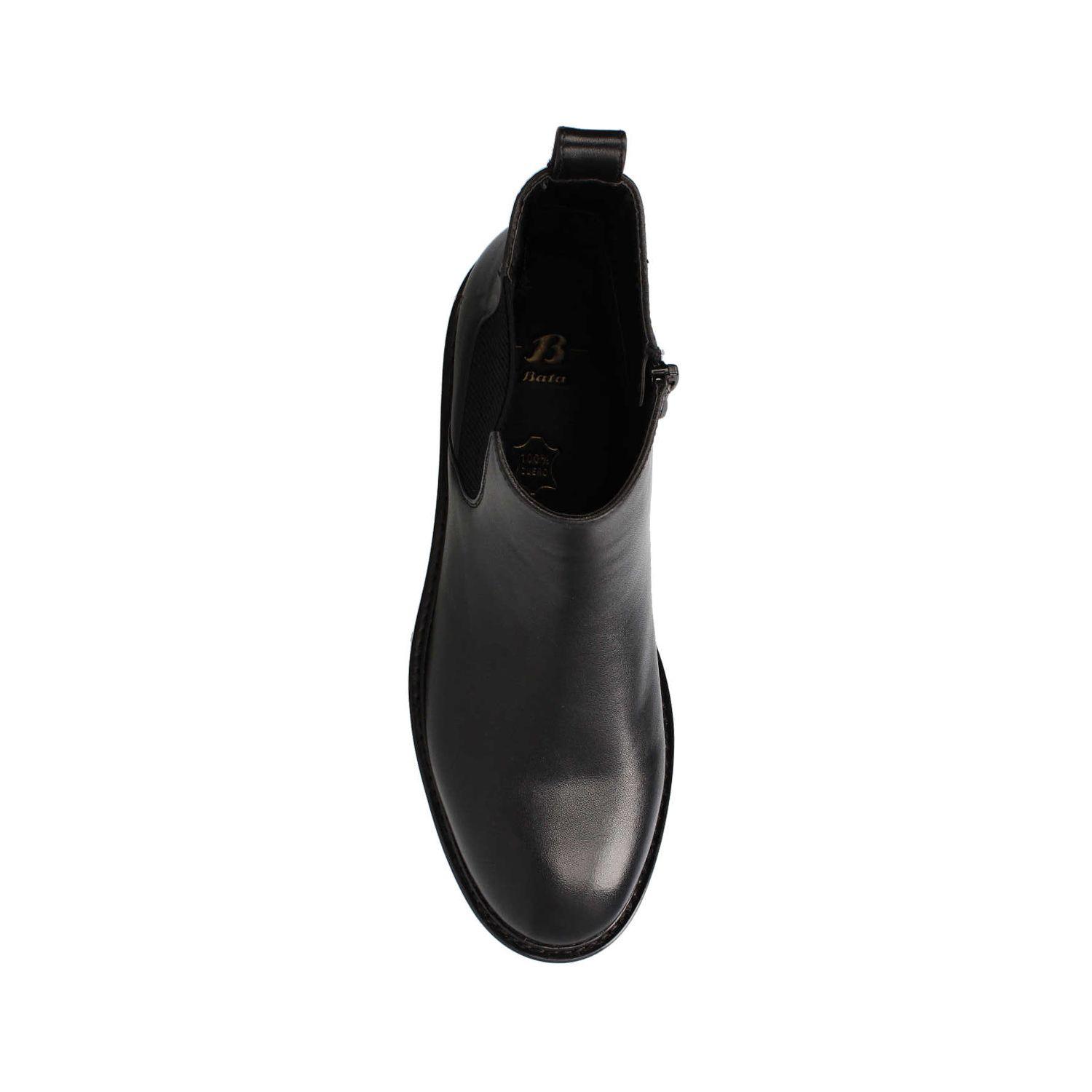 Botín Mujer Bata Oscar Negro-3