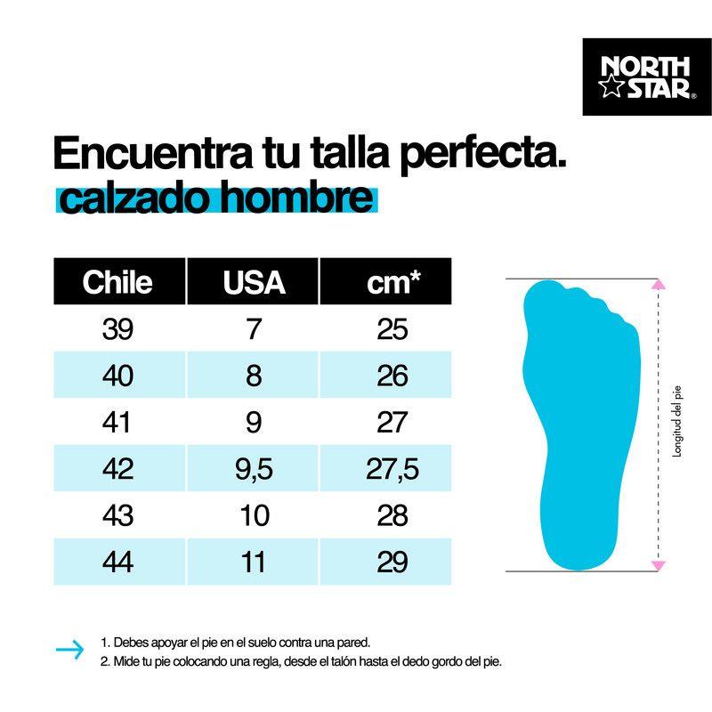ZAPATILLA NORTH STAR HOMBRE COMPUS NEGRO-8