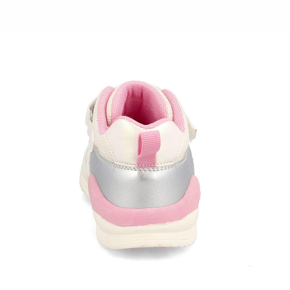 Zapatilla Niña Bubblegummers Bio Fit Blanco-Rosado-2